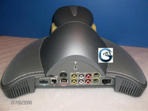 Polycom VSX 7000 rear view with connection interfaces.